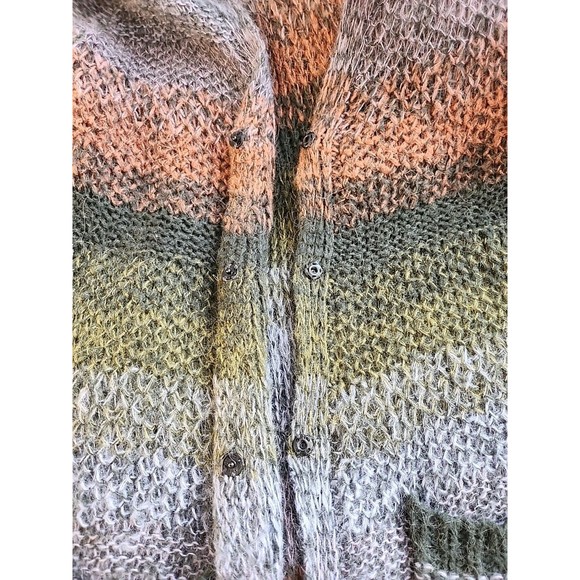 Anthropologie Sleeping On Snow Ombré Aura Cardigan Longline Duster Pockets Sz LP - Picture 6 of 11